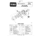 Toro 51535 blower assembly diagram
