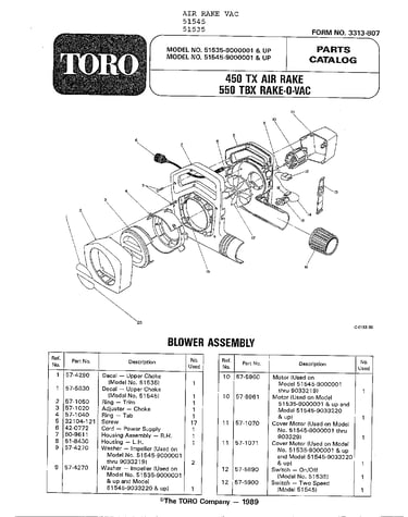 Blower assembly