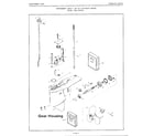 Mercury 52004B 4hp outboard motor/gear housing diagram