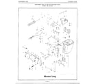 Mercury 52119A 15hp m/s outboard motor/motor leg diagram