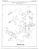 15hp m/s outboard motor/motor leg