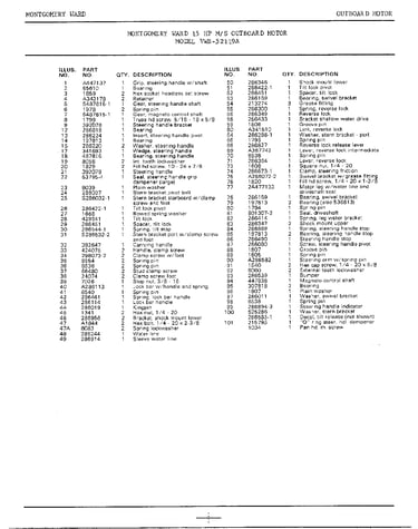 15hp m/s outboard motor/motor leg page 2