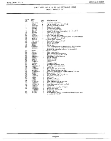 15hp m/s outboard motor/gear housing page 2