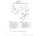 Lawn-Boy 52144A lift and mower drive diagram