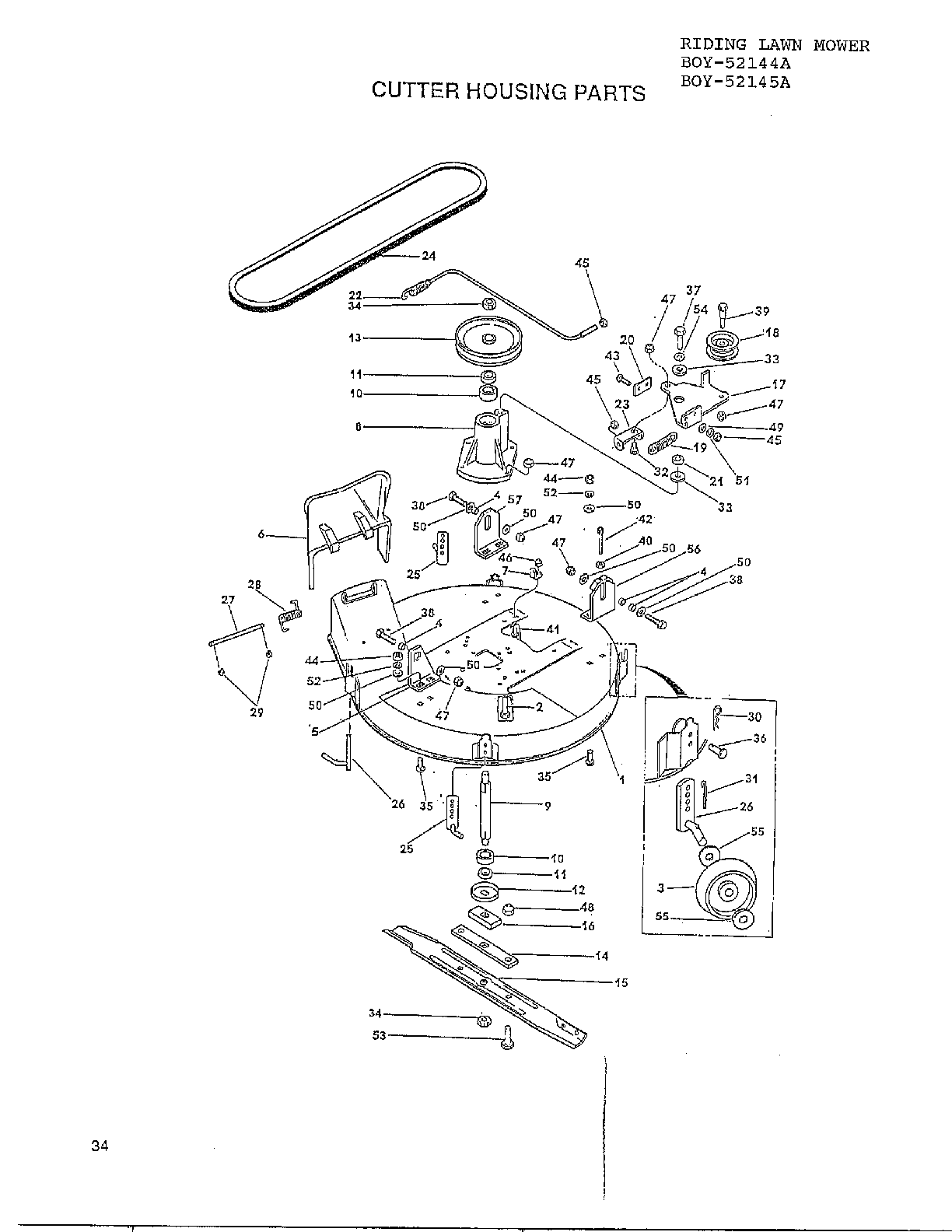 Cutter housing