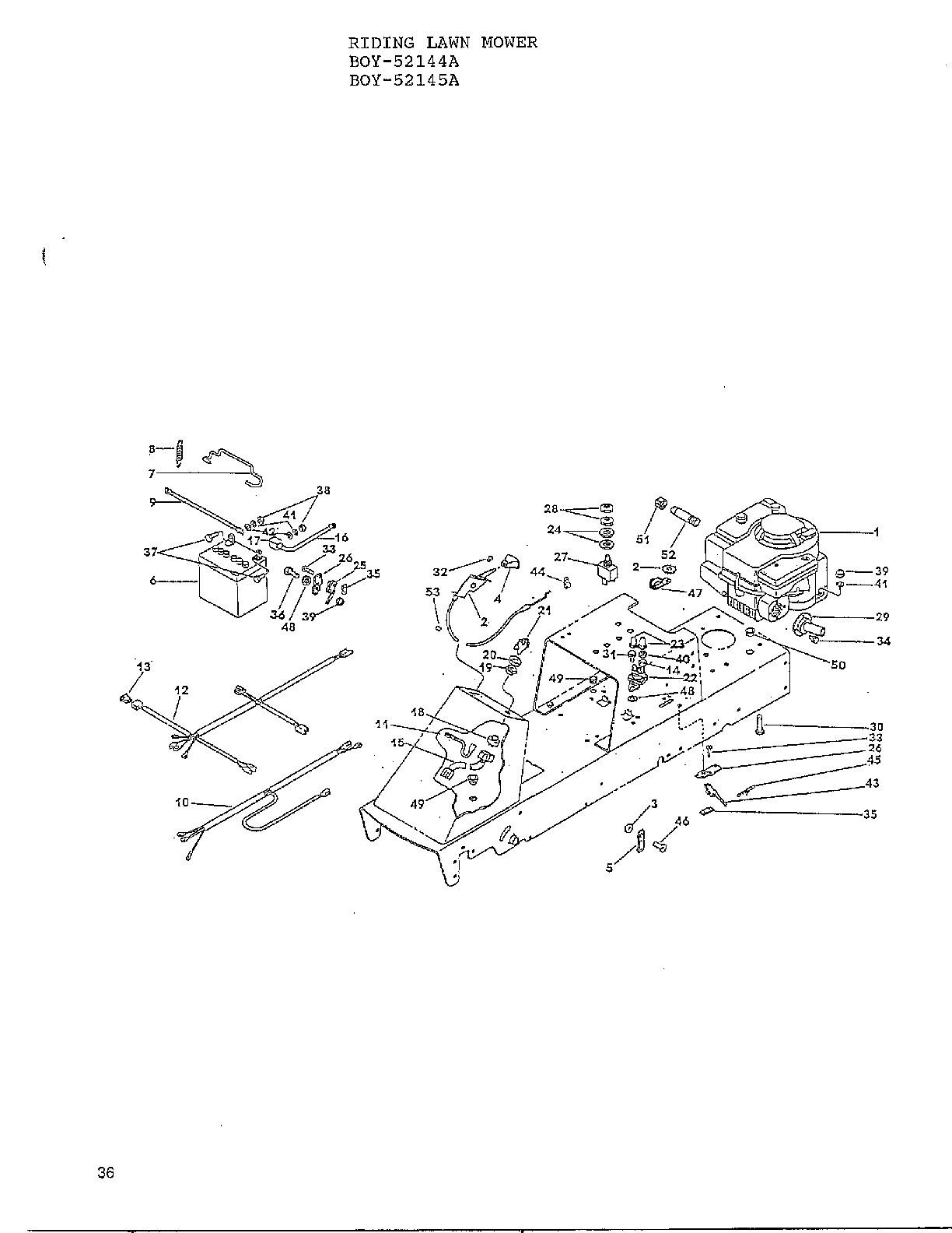 Engine and electrical
