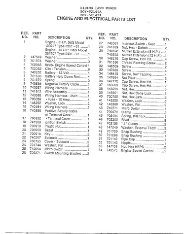 Engine and electrical page 2