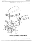 7.5hp/engine cover and support plate