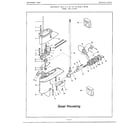 Mercury 52179A 7.5hp outboard motor/gear housing diagram