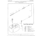 Mercury 52179A 7.5hp outboard motor/fuel tank,line diagram