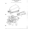 Mercury 52179E outboard motor/eng cver/suppt plate page 2 diagram