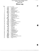 Outboard motor/motor leg