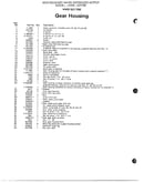 Outboard motor/gear housing