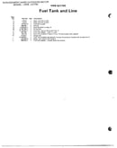 Outboard motor/fuel tank and line