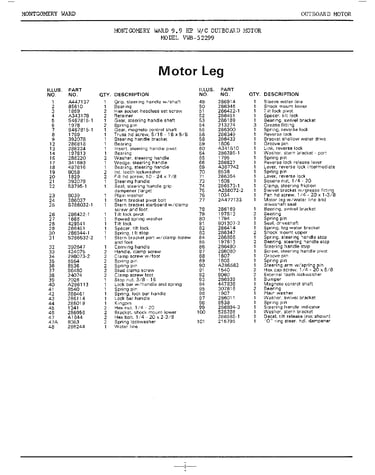 9.9hp outboard motor/motor leg page 2