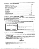 Table of contents/finding model #