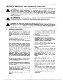 Important safe operation practices