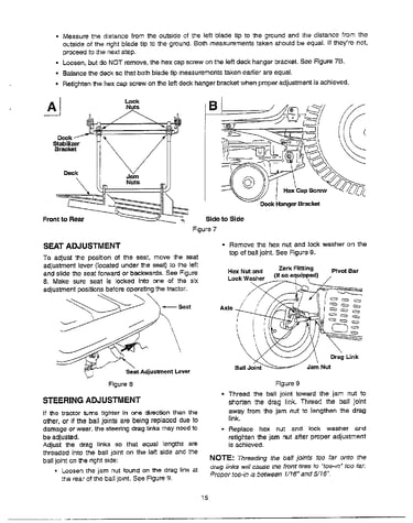 Adjustments