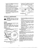 Adjustments/maintenance