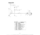 MTD 604 bulb/socket headlight assembly diagram