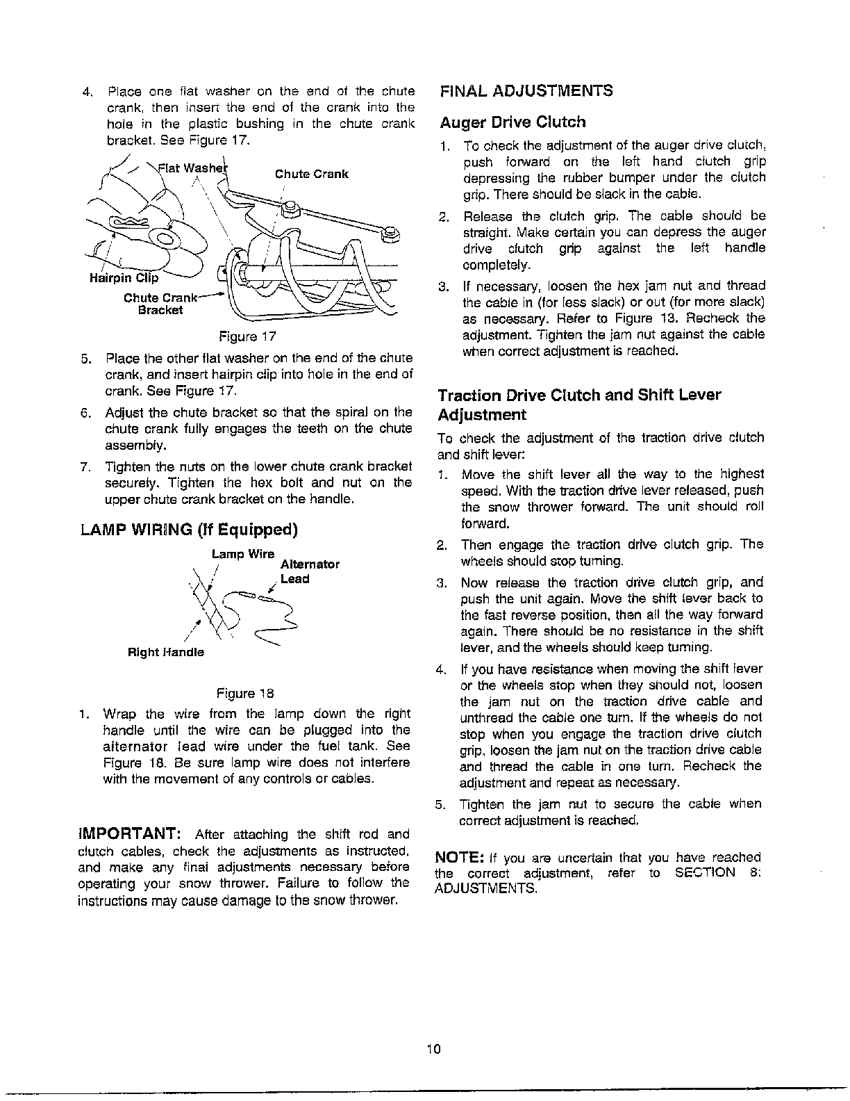 ASSEMBLY INSTRUCTIONS Page 5