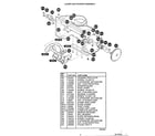 Murray 621450X4 auger and housing diagram