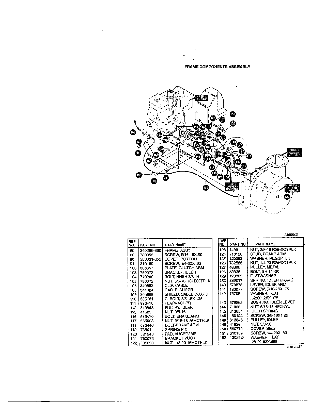 FRAME COMPONENTS