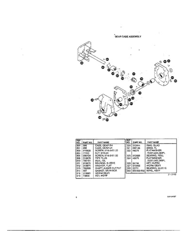 Gear case assembly