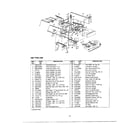 MTD 690 THRU 699 deck/frame/lift shaft/lift handle diagram