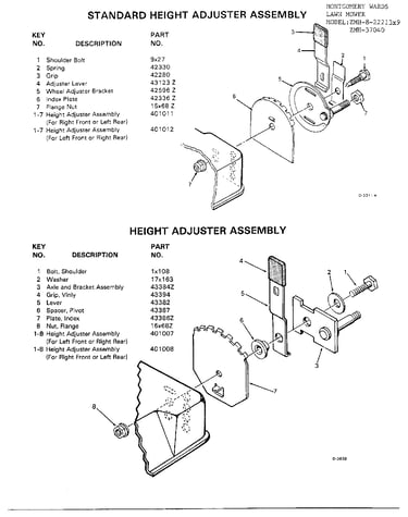 Standard/height adjuster