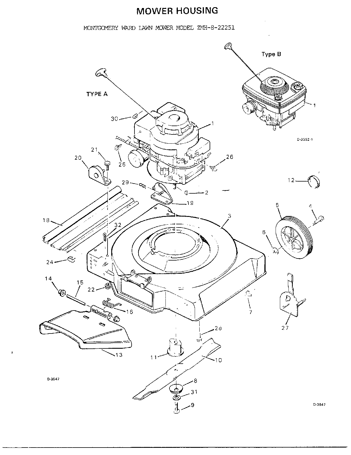 MOWER  HOUSING