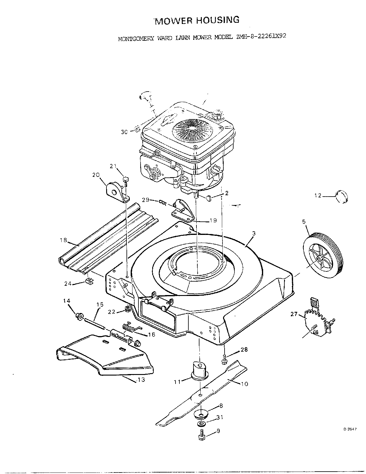 Mower housing