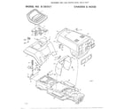 Murray 8-36557 chassis and hood diagram