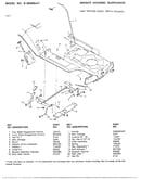 Mower housing suspension