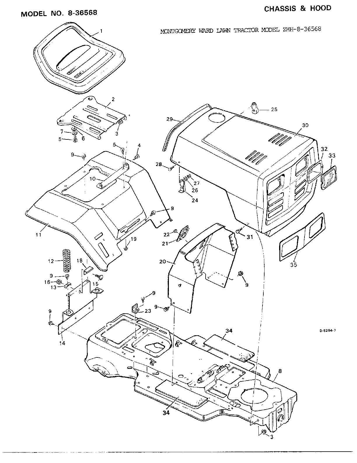 CHASSIS AND HOOD