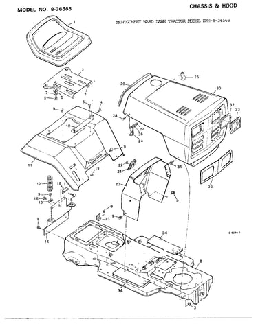 Chassis and hood