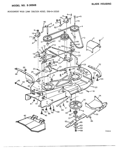 Blade housing
