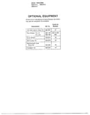 Optional equipment