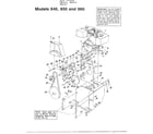 MTD 840 snow thrower page 3 diagram