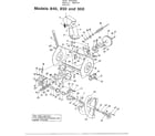 MTD 840 snow thrower page 5 diagram