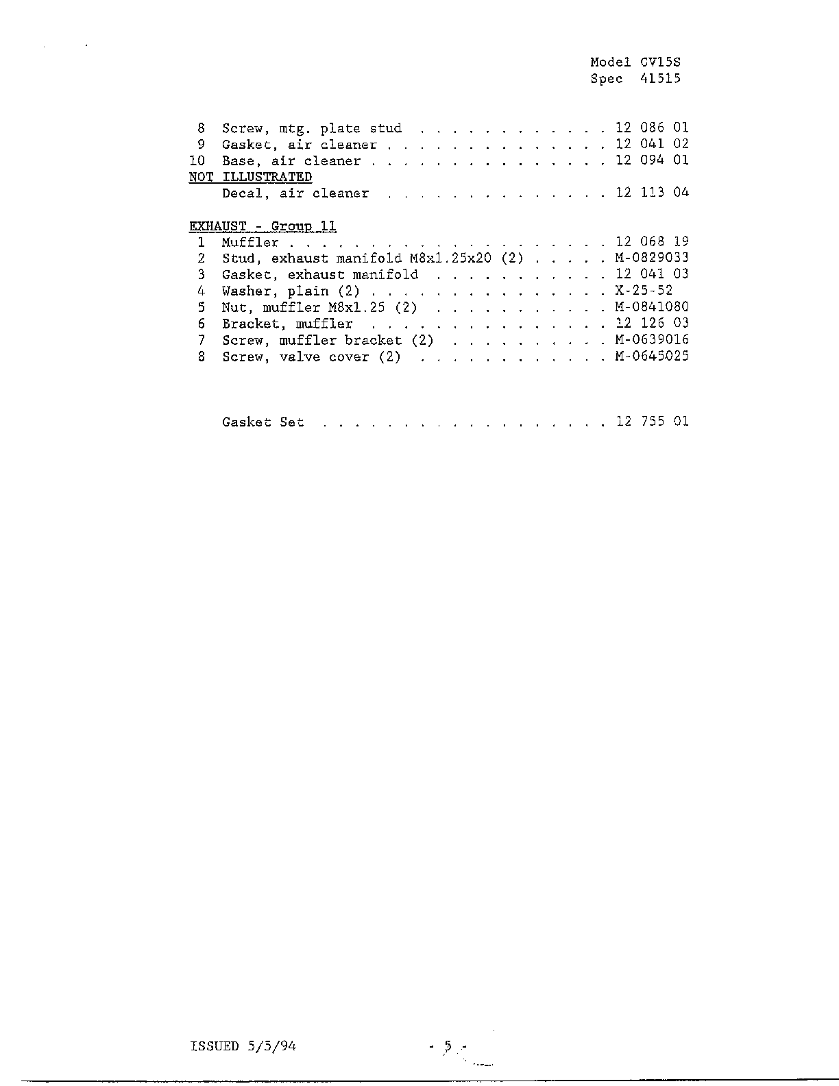 15HP KOHLER ENGINE Page 5