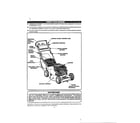 Noma E2155-000 know your mower/important diagram