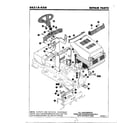 Noma E4315-050 chassis and hood assembly diagram