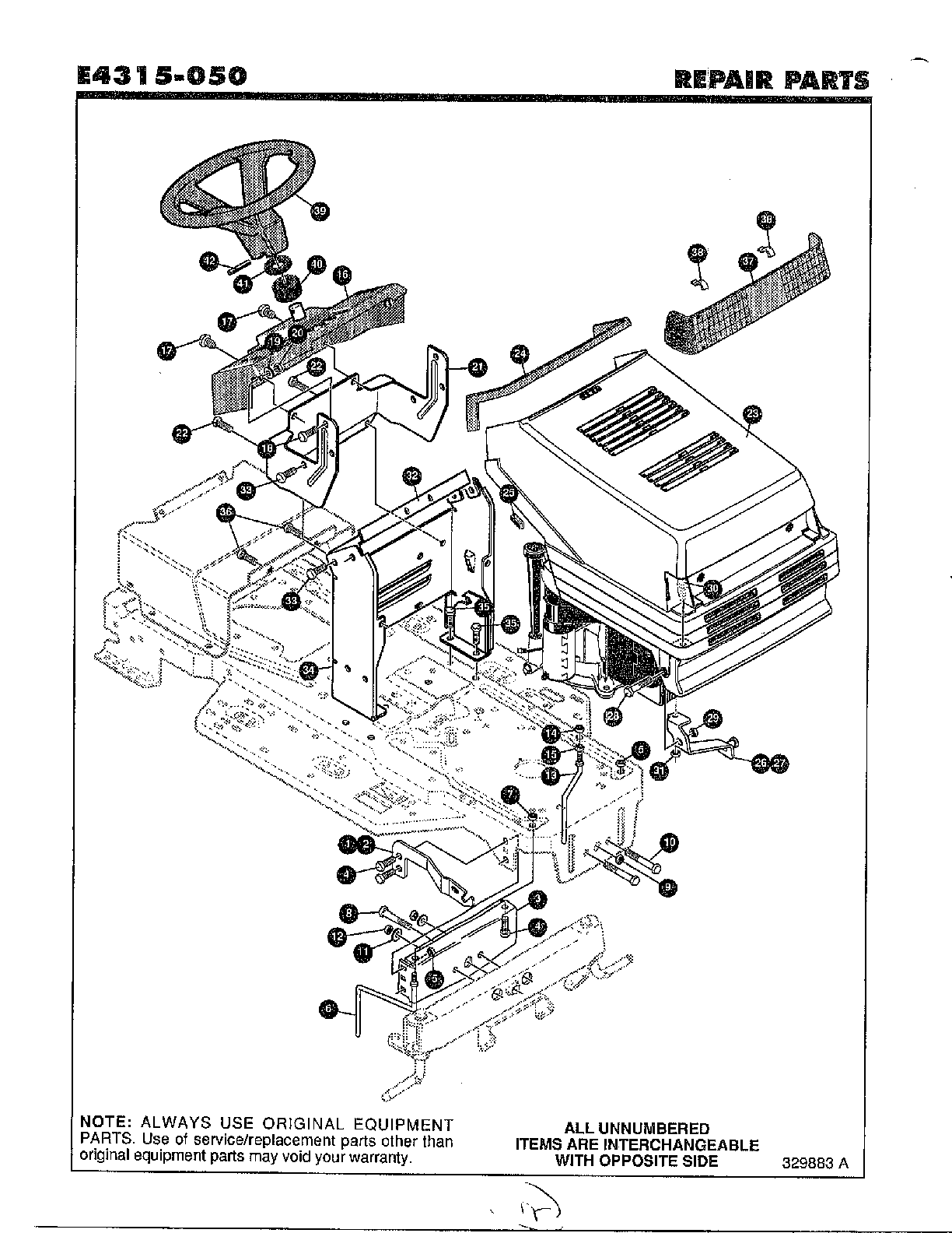 Chassis and hood assembly