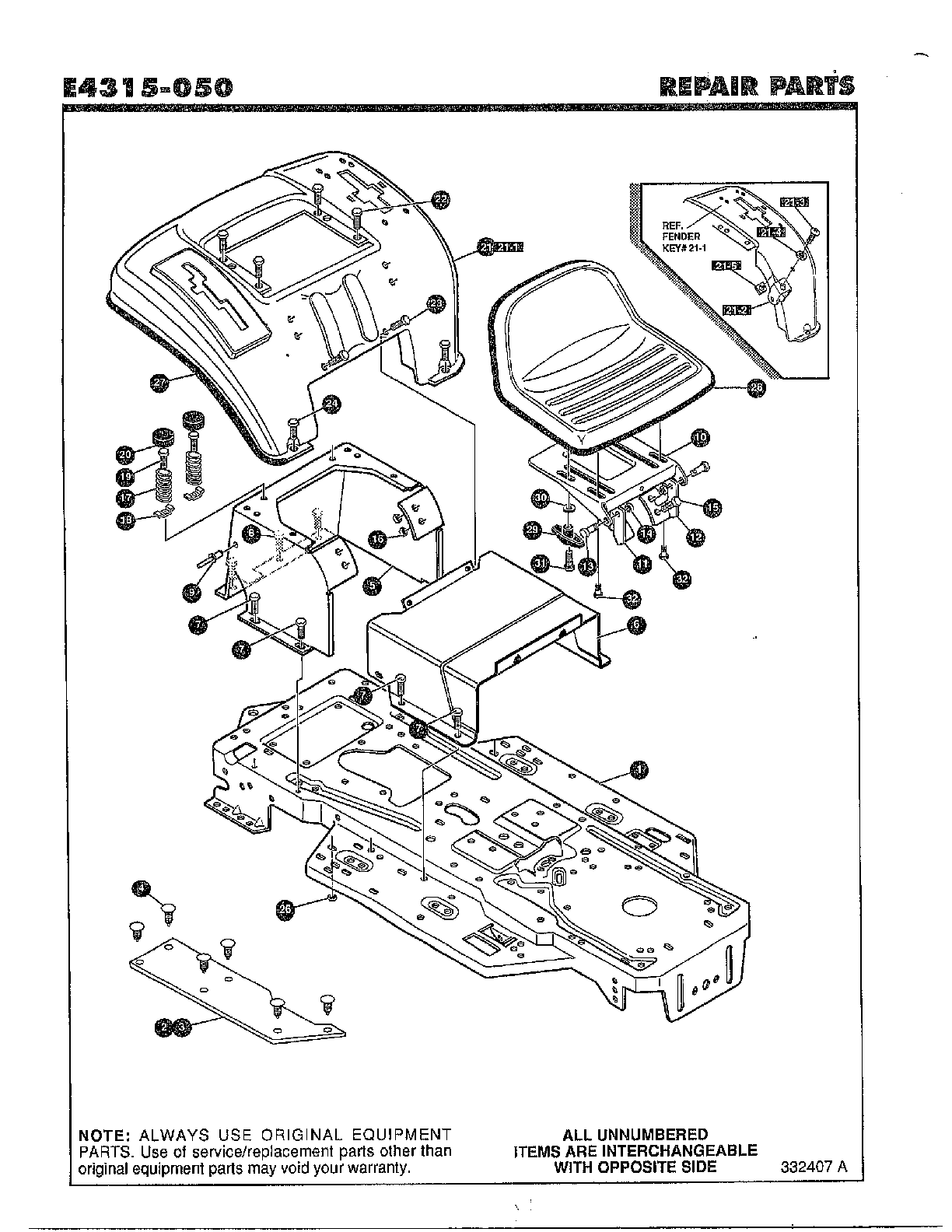 Chassis and hood assembly page 3