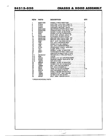Chassis and hood assembly page 4