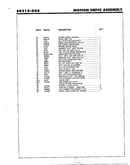 Motion drive assembly page 4