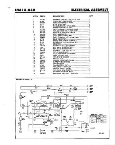 Electrical/wiring schematic page 2