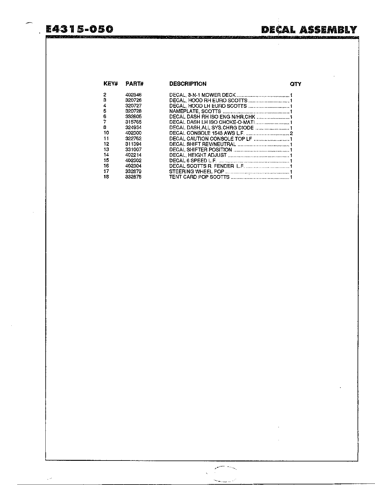 Decal assembly page 2