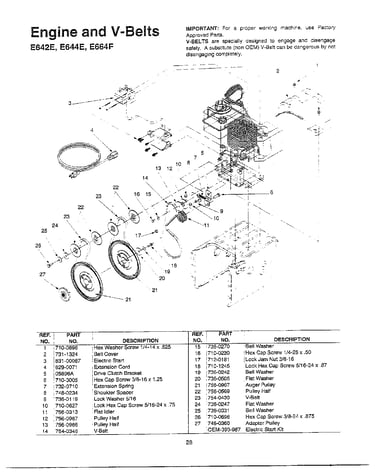 Engine/v-belts page 2